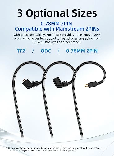 BT5 - Earphone Cable 2PIN QDC Microphone