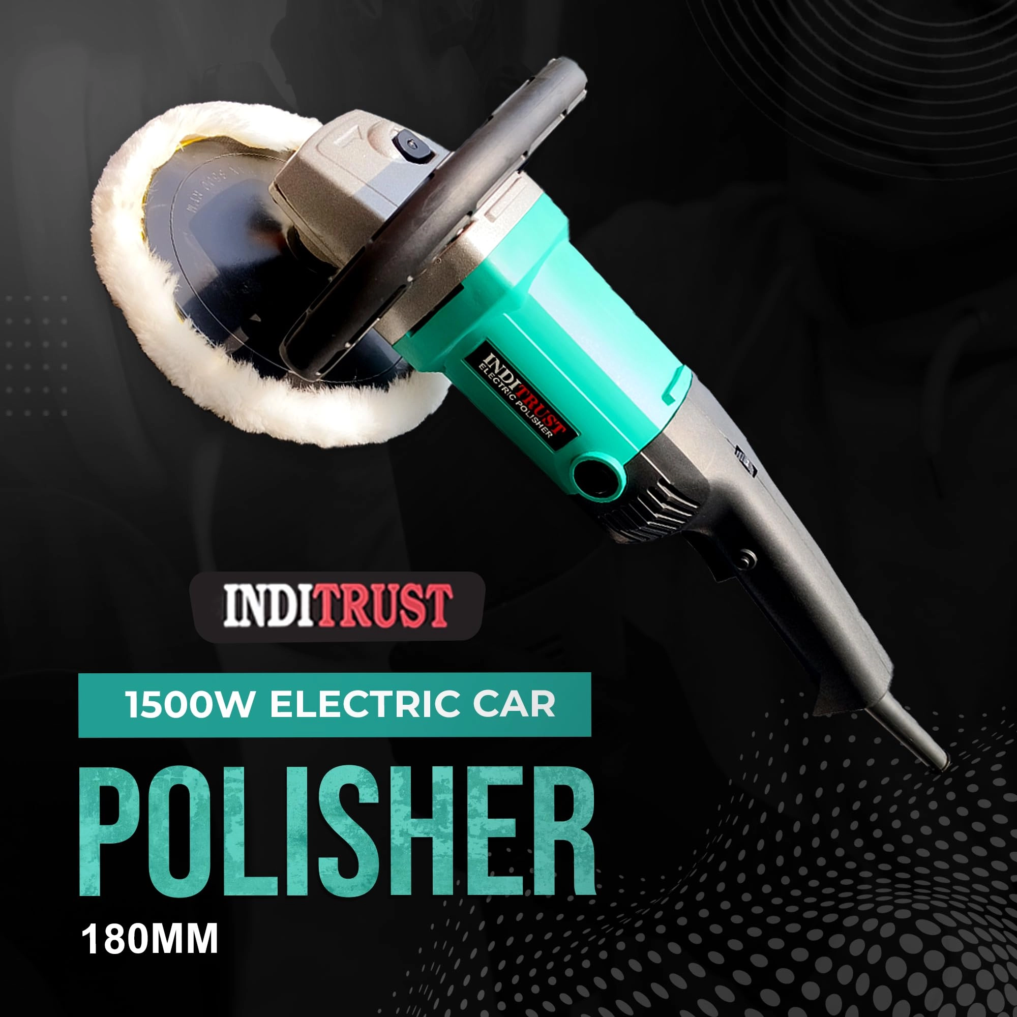 Electric Car Polisher - 1500W 180MM