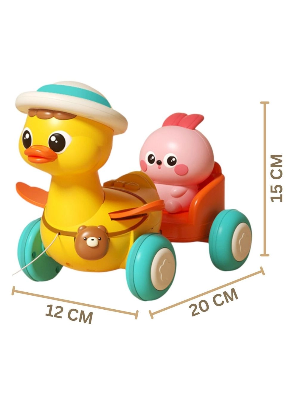 Musical Duck Pull-Along Toy - Suitable for 12 months & above