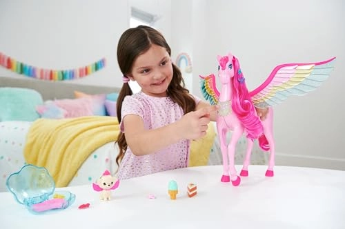 Barbie A Touch of Magic Pegasus - Lights and Sounds 10 Accessories Ages 3+