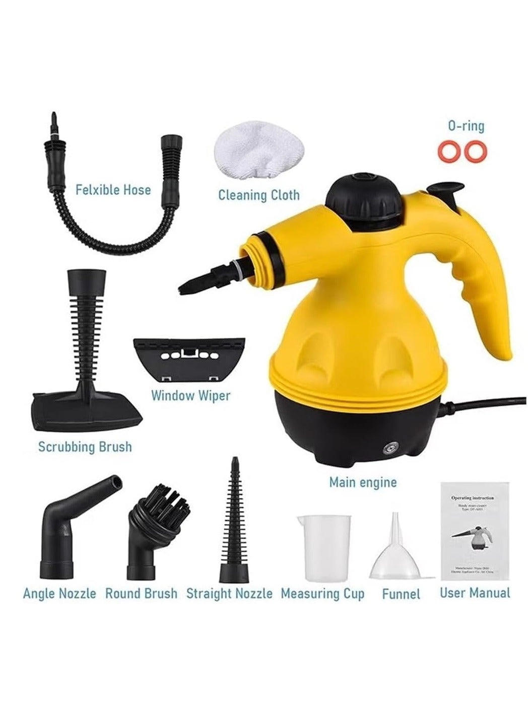 Portable Handheld Steam Cleaner - 3.0bar