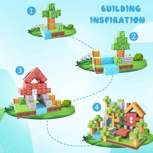 Magnetic Building Blocks - 100 pcs