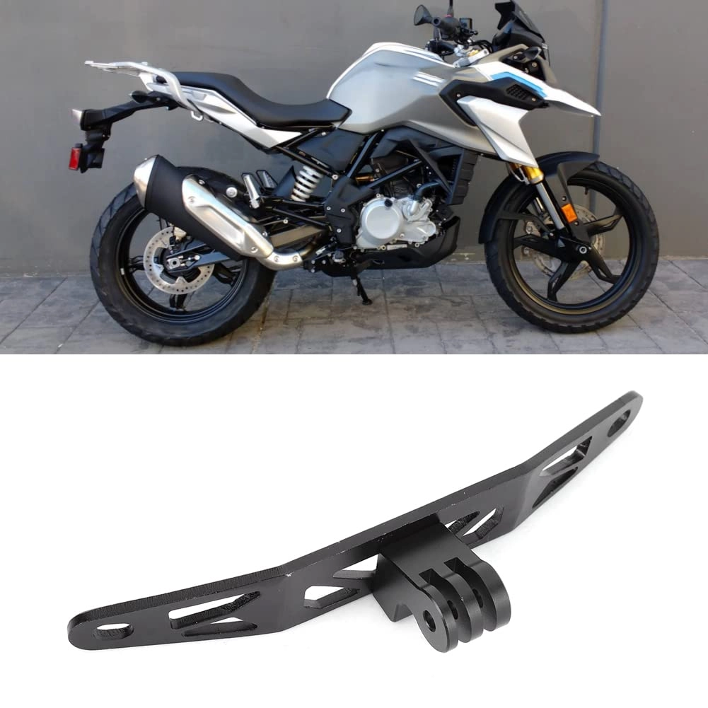 Yusat Motorcycle Camera Bracket Holder - CNC 6061-T6 aluminum alloy matte black Fit for G310GS 2018
