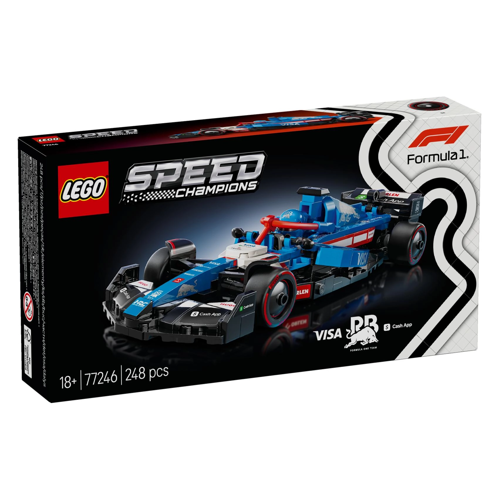 Speed Champions Visa Cash App RB VCARB 01 F1 Race Car (77246)