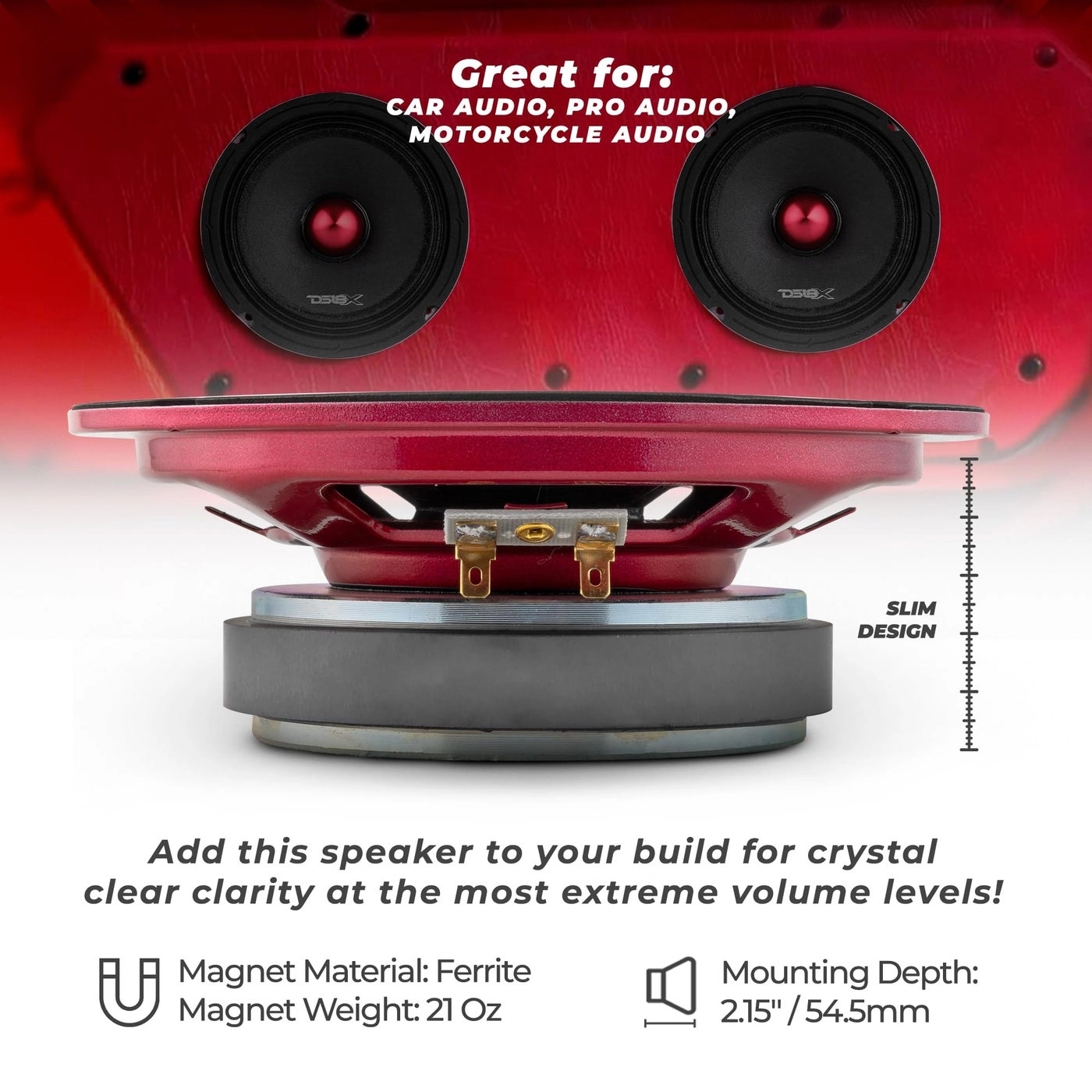 PRO-X6BM - 6.5" Midrange