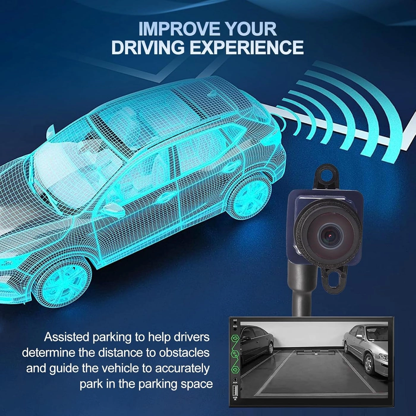 Rear View Backup Camera - Jeep Grand Cherokee & Dodge Durango (2011-2013)