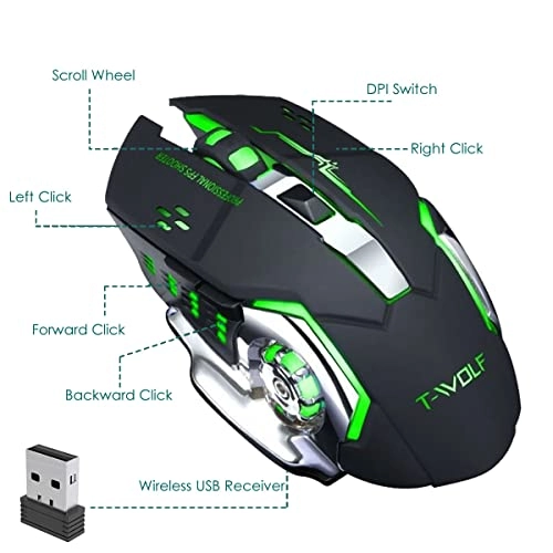 WOLF Gaming Mouse - Wireless
