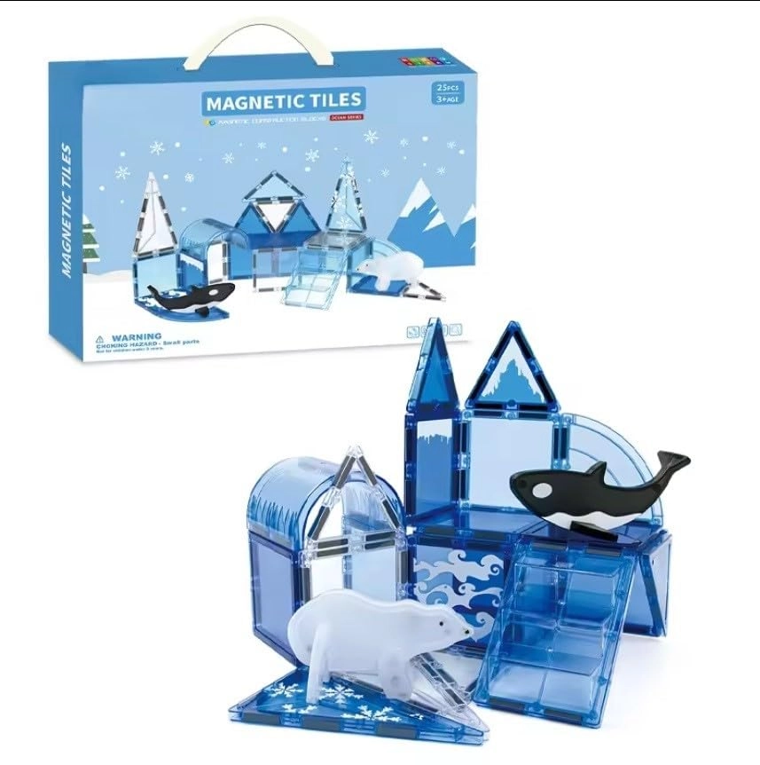 Magnetic Tiles - 3+ 25 pieces