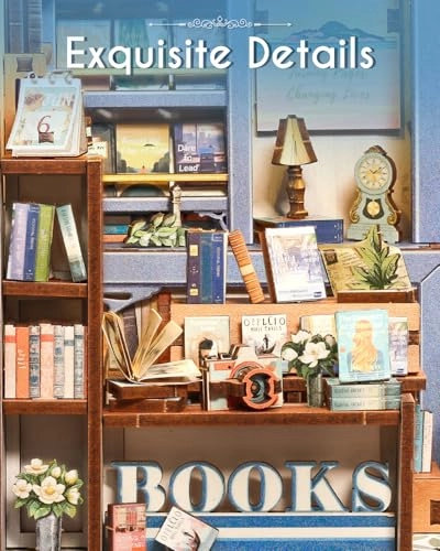 Book Nook - Miniature House Wooden 3D Puzzle