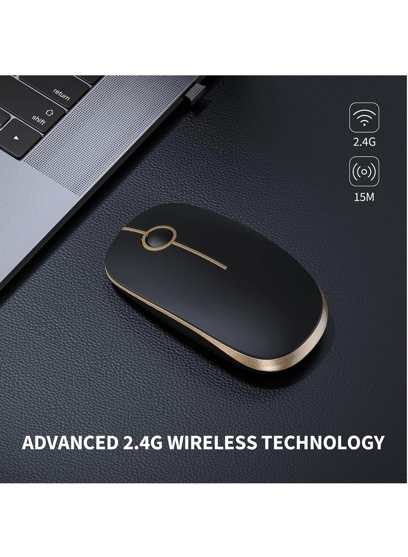 Slim Portable Mouse - Wireless