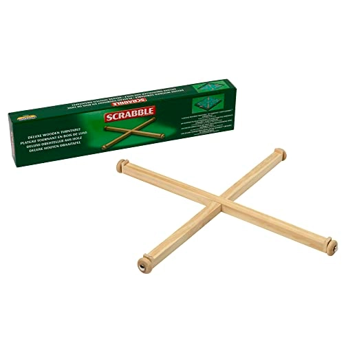 Deluxe Wooden Turntable - for Scrabble Smooth rotational movement