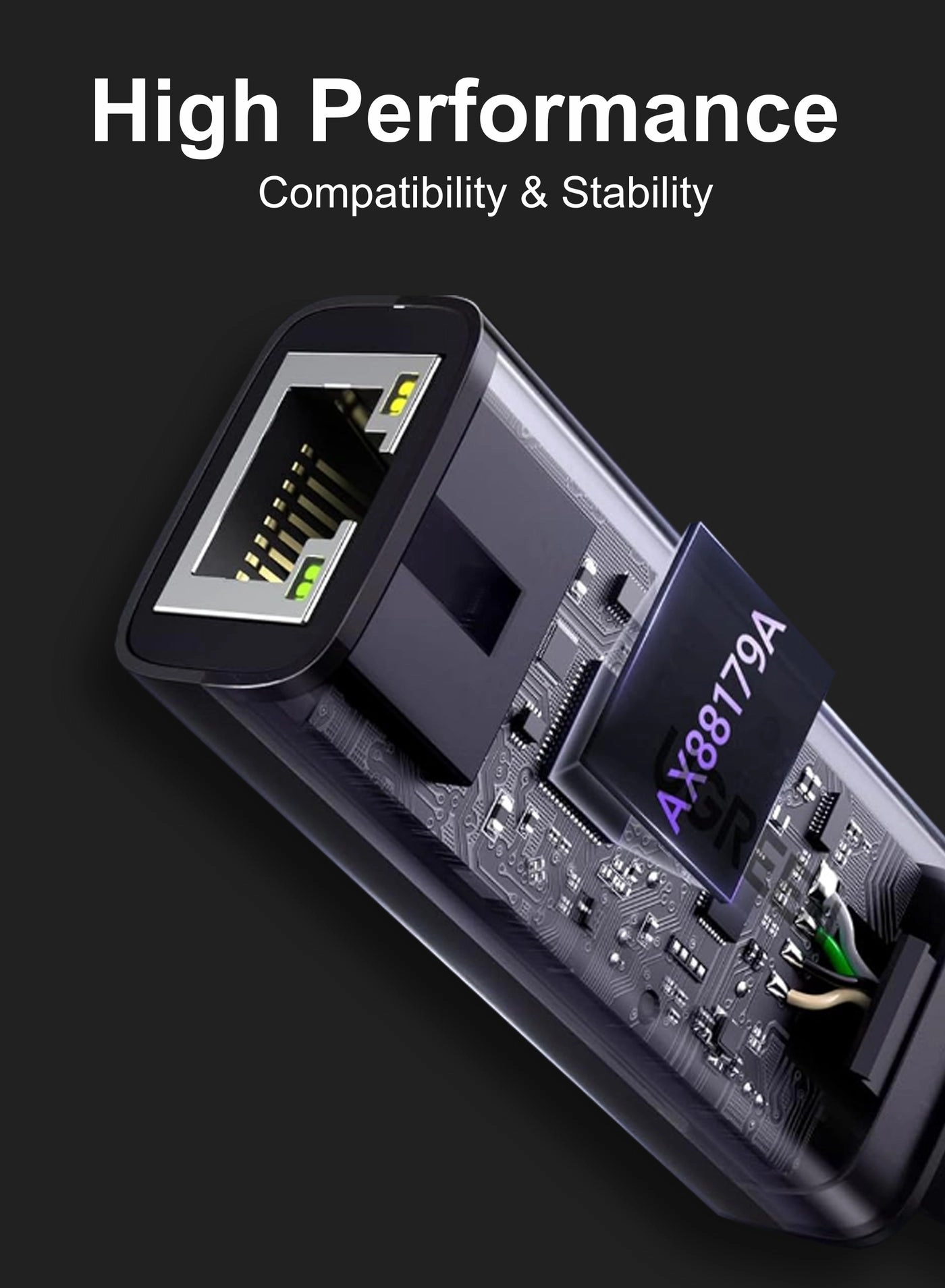 USB C to Ethernet Adapter - Gigabit Thunderbolt 3