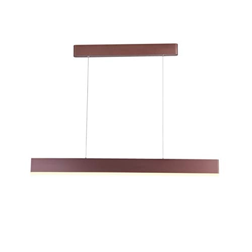 LED Nordic Creative Strip Chandelier - 100cm The coffee color is aurora-free