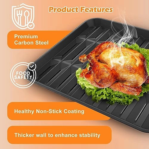 Air Fryer Grill Pan - Stainless Steel 1 piece(s)