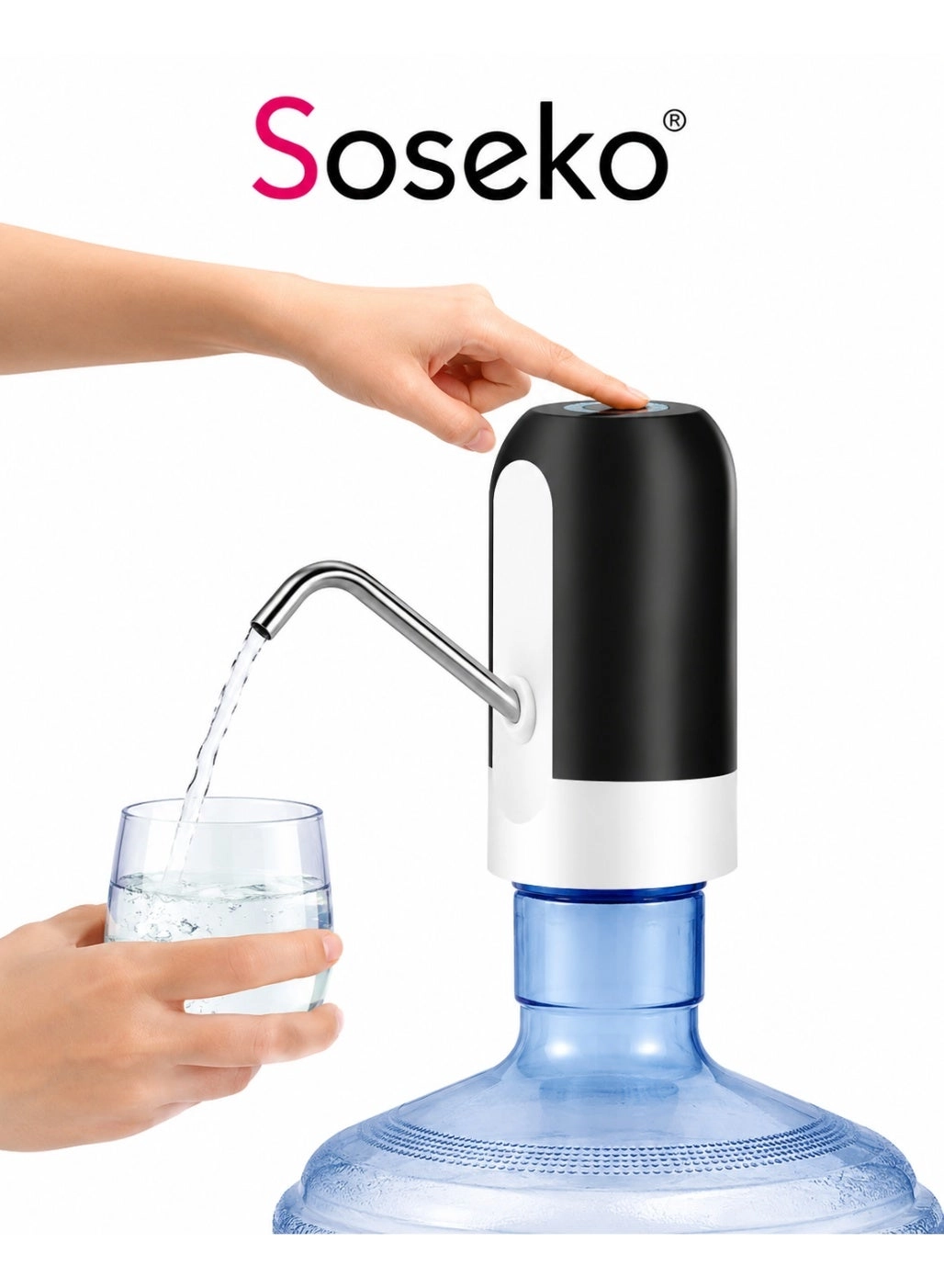 SOSEKO Electric Water Dispenser Pump - 2-5 Gallon Bottles