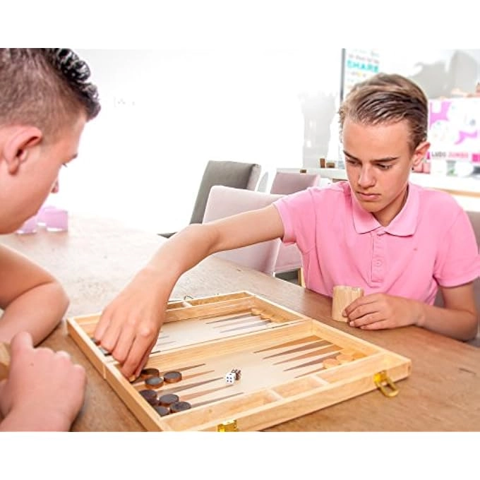 Backgammon Set - Inlaid Wooden