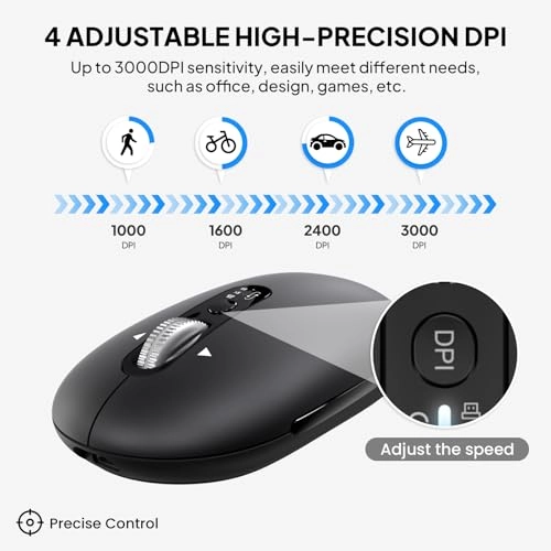 Side Scroll Ergonomic Mouse - Bluetooth