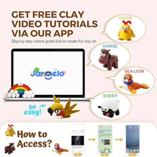 Clay play box - Clay 24 pcs.
