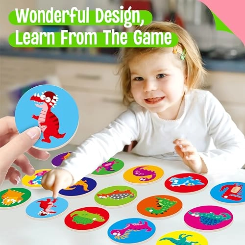 Memory Matching Game - 4 5 6 Years Old 32 pieces