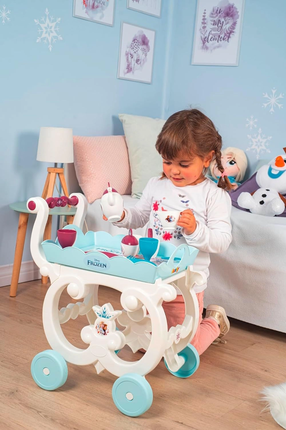 Frozen 2 Serving Cart - 17pcs (26106585-7600310517)