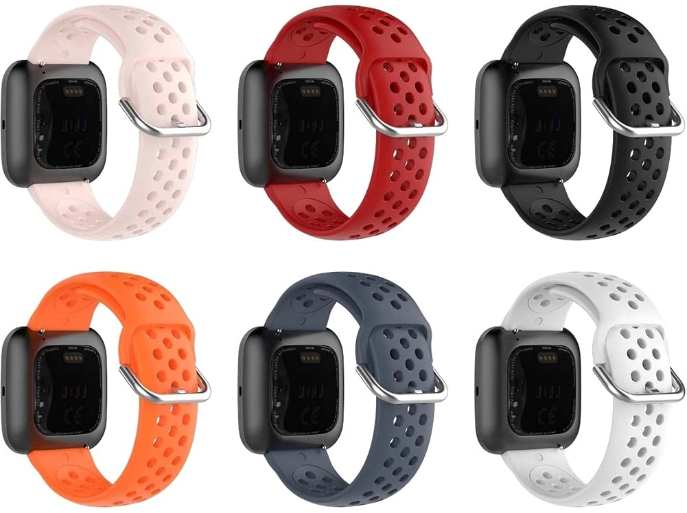 Gransho Watch Band for Fitbit Versa 2 / Versa / Versa Lite Edition / Versa Special Edition - Silicone L 6-Pack