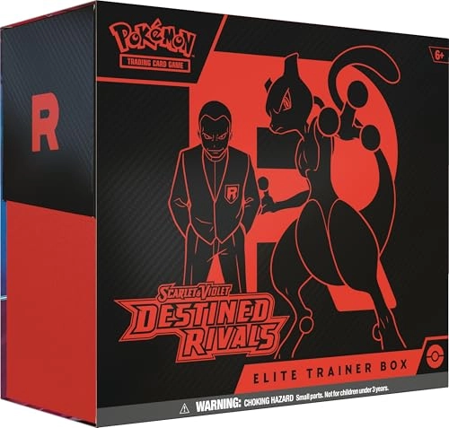SV10 — SCARLET & VIOLET DESTINED RIVALS ELITE TRAINER BOX - 9 booster packs 65 card sleeves