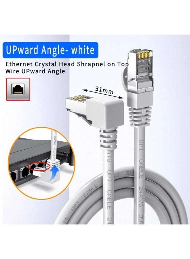90 Degree CAT6 Ethernet Cable - 6FT 30FT