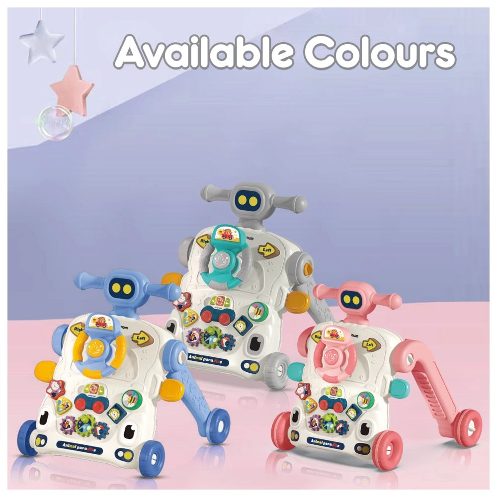 3-in-1 Baby Walker - Musical Keyboard Learning Table Mode