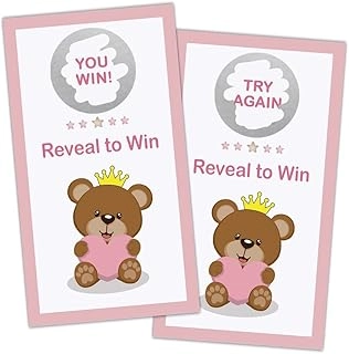 Woodland Animal Scratch Off Game Cards - Unisex-Kids 32 pieces