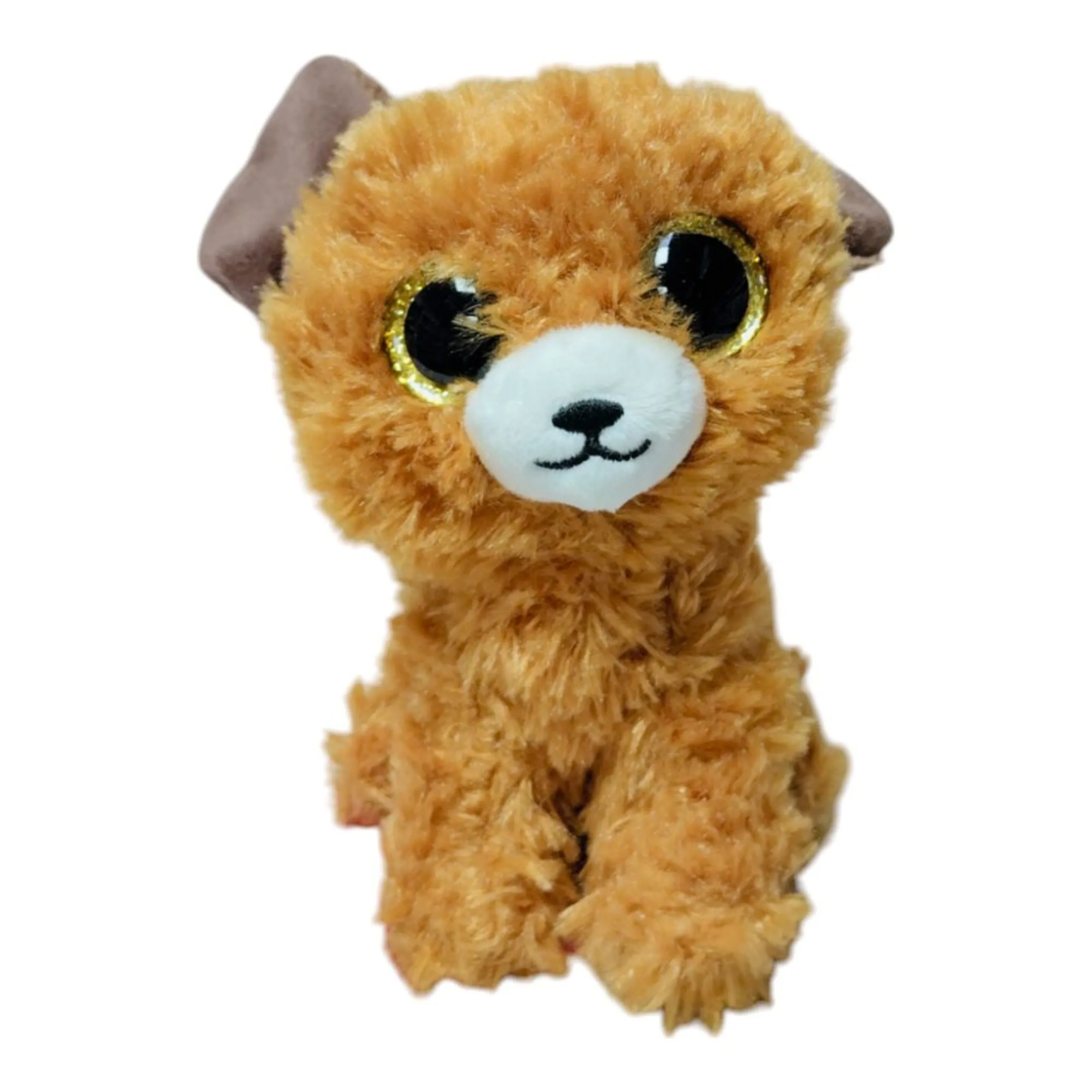 Cuddly Lovables Poodle Dog Plush Toy - 15 cm Brown