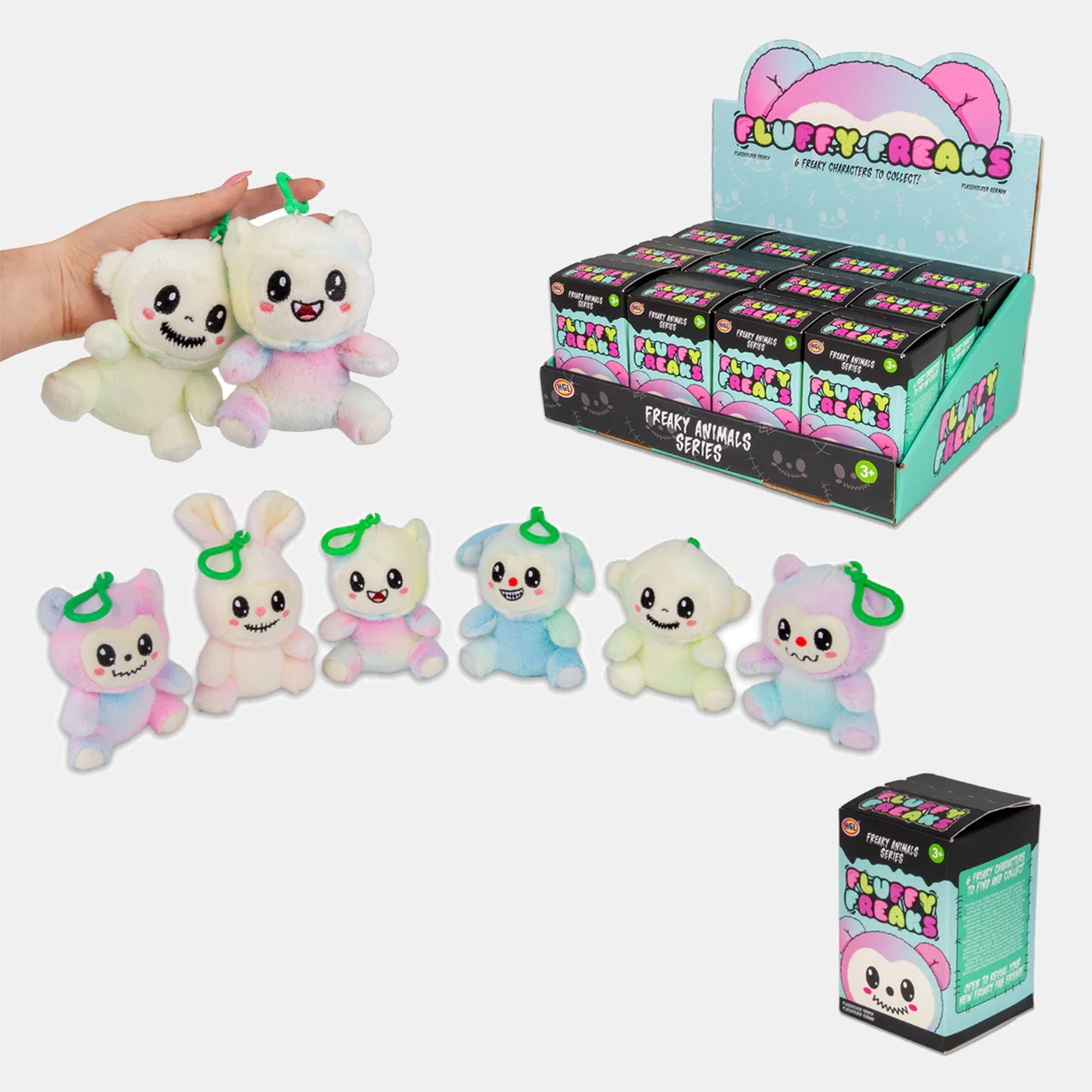 BORDERS Fluffy Freaks - 3+ 1 (10.5 cm) (B378702)