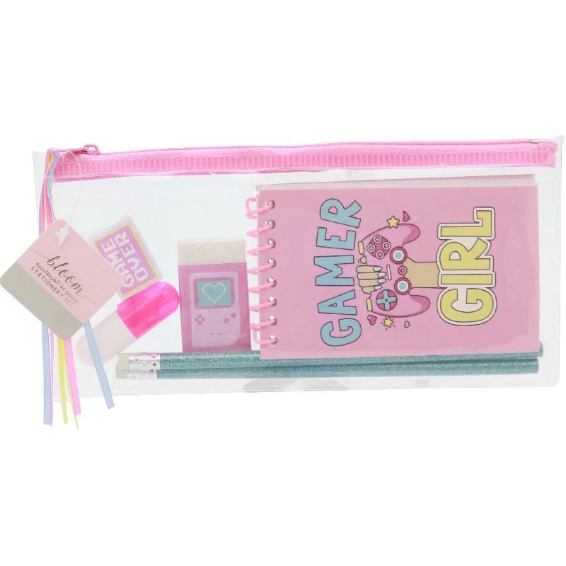 Non Branded Girl Game Stationery Set - 6 Items