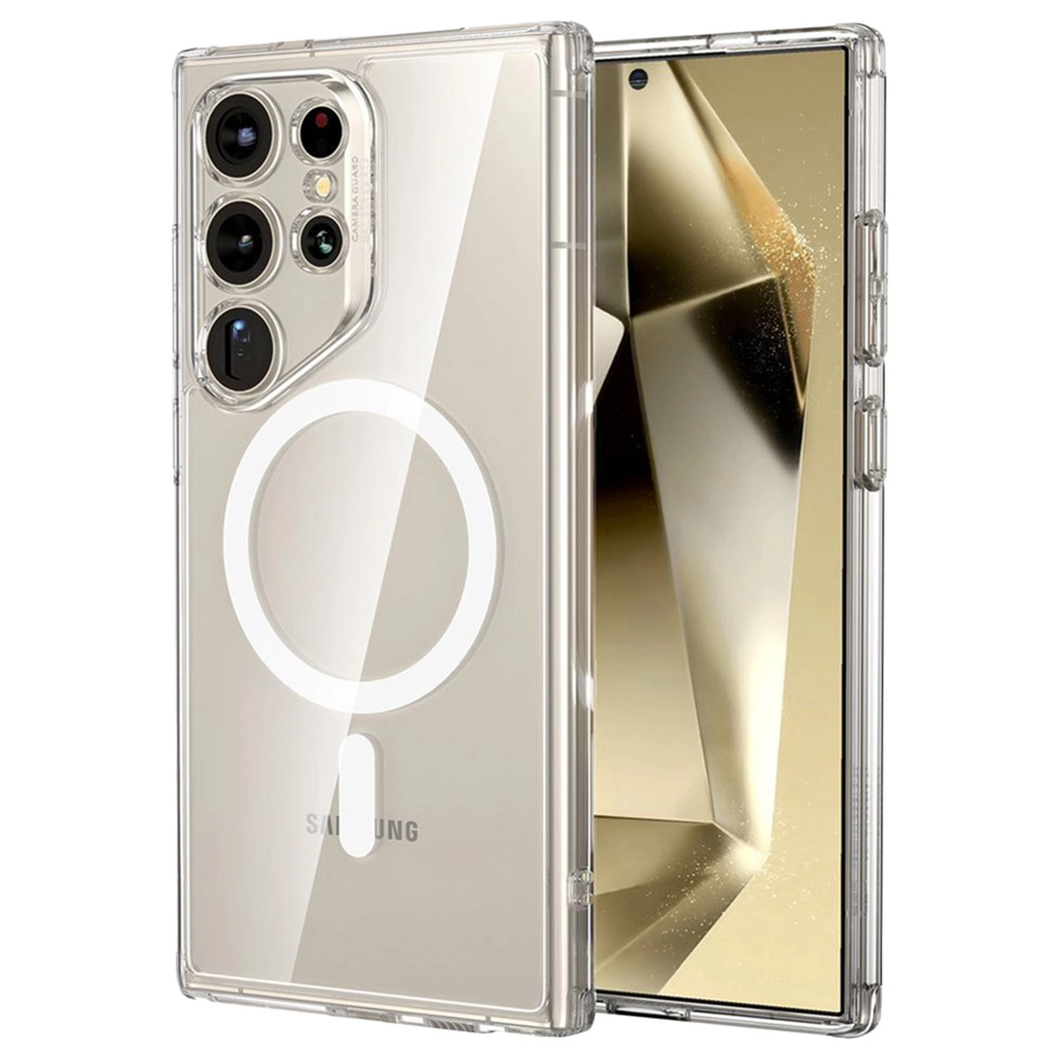 Electronic Silk Road Corp. Classic Hybrid Clear Case with MagSafe for Galaxy S24 Ultra