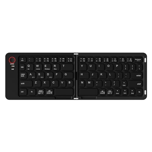 B023 Foldable Keyboard - Dual-Fold Portable Silent keys