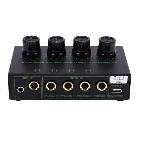 Portable Headphone Amplifier - 4 Channel USB Power Supply
