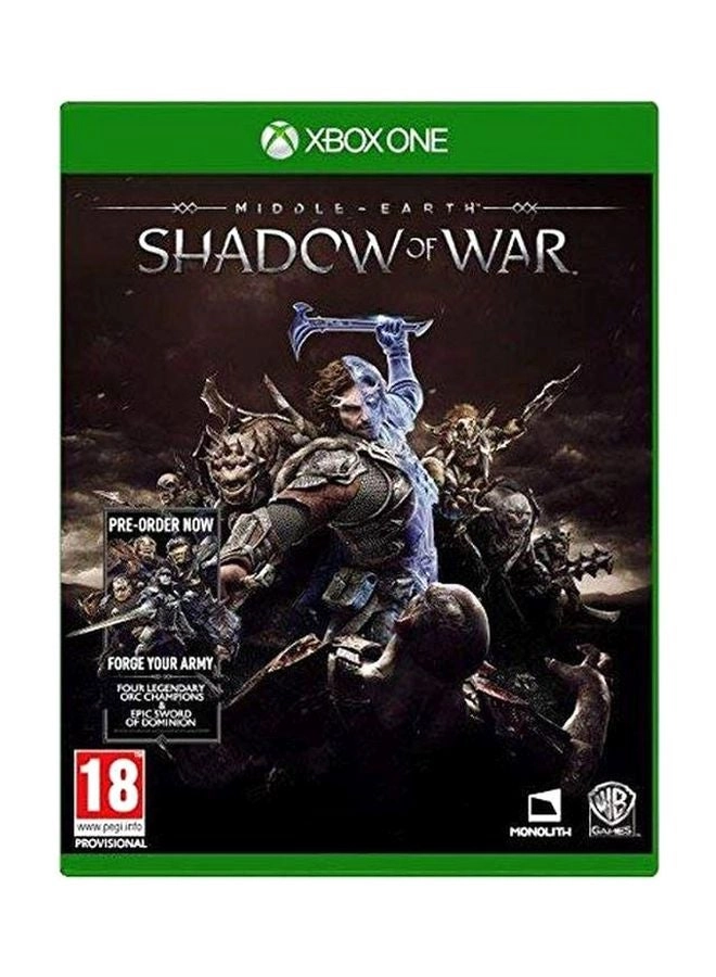 WB Games Middle Earth : Shadow Of War International Version - Xbox One