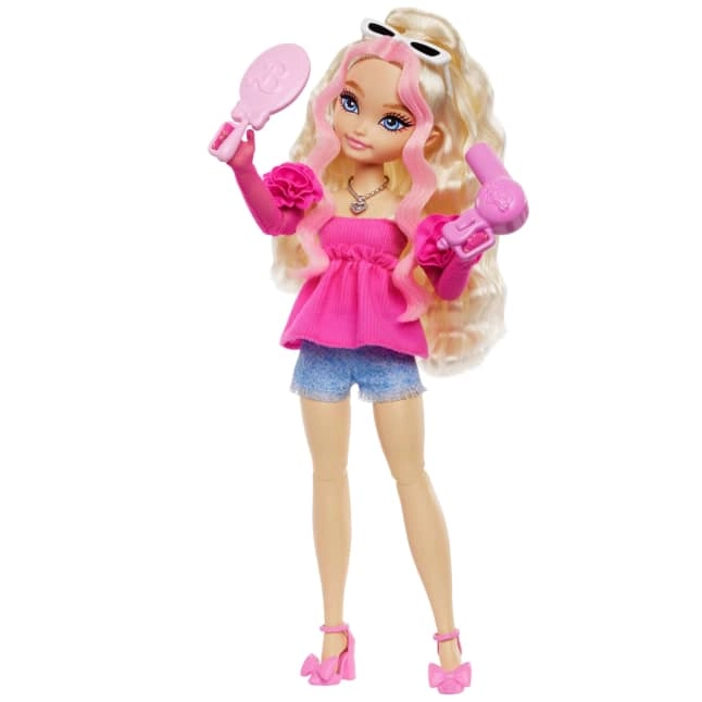 Malibu Fashion Doll - Roller Skating Blonde Hair 9 Makeup Themed Pieces Ages 4+