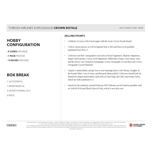 Crown Royale - 8 Cards