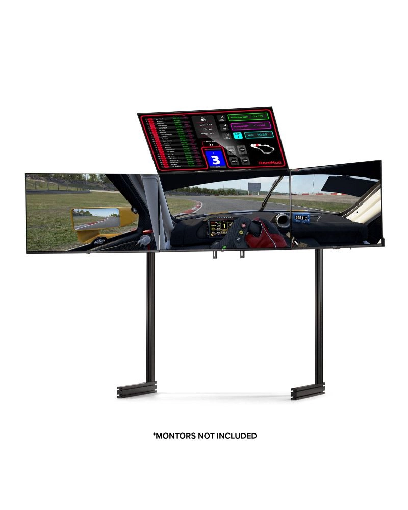 Elite Freestanding Complete Quad Monitor Stand