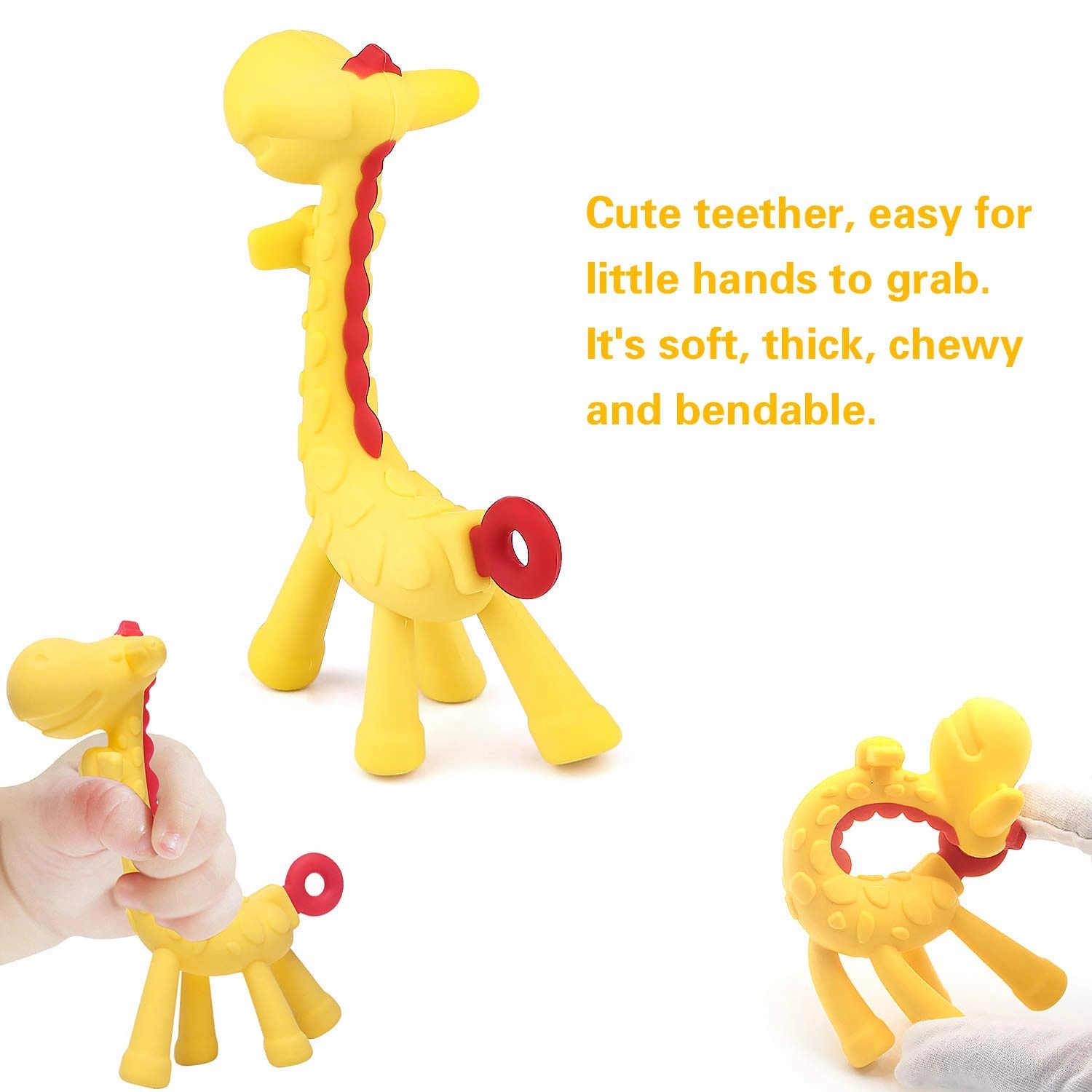 Giraffe Teether - Silicone