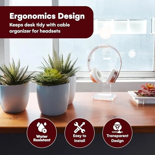 Headphone Stand for Universal - Cable Organizer Cellphone Stand Set