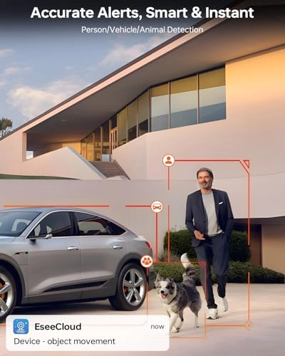 Wireless Security Camera System - 4 Cameras 10 channels 2K