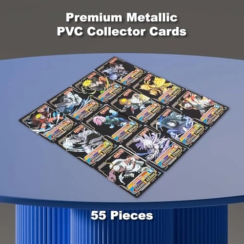 Naruto Anime Unique Card Desk Pack Black Edition - 55pcs