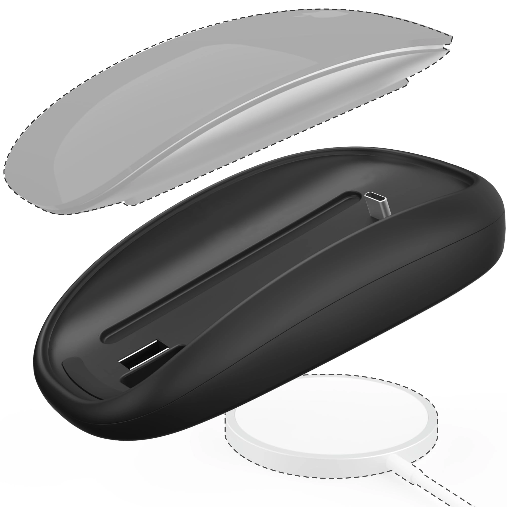 TATOFY Mouse Charger Compatible with Magic Mouse 2 - USB-C