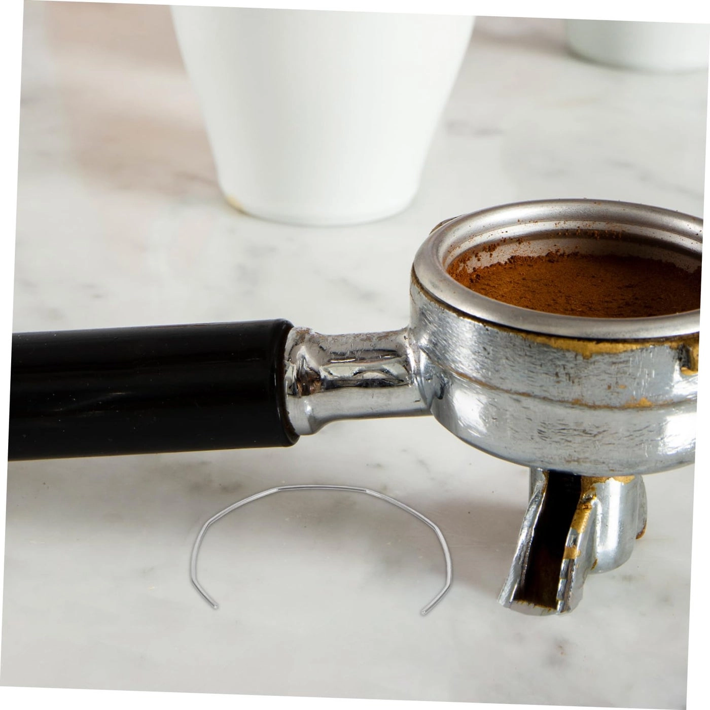 Portafilter Spring Clip Handle - 7.30X6.20X0.10cm Silver