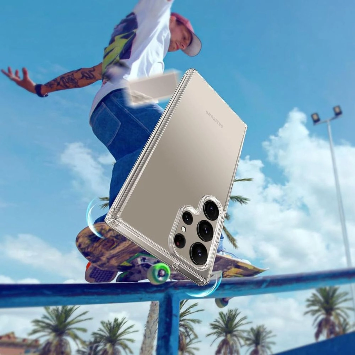 Silicon Magnetic Case for Samsung Galaxy S24 Ultra - Silicon Case Screen Protector