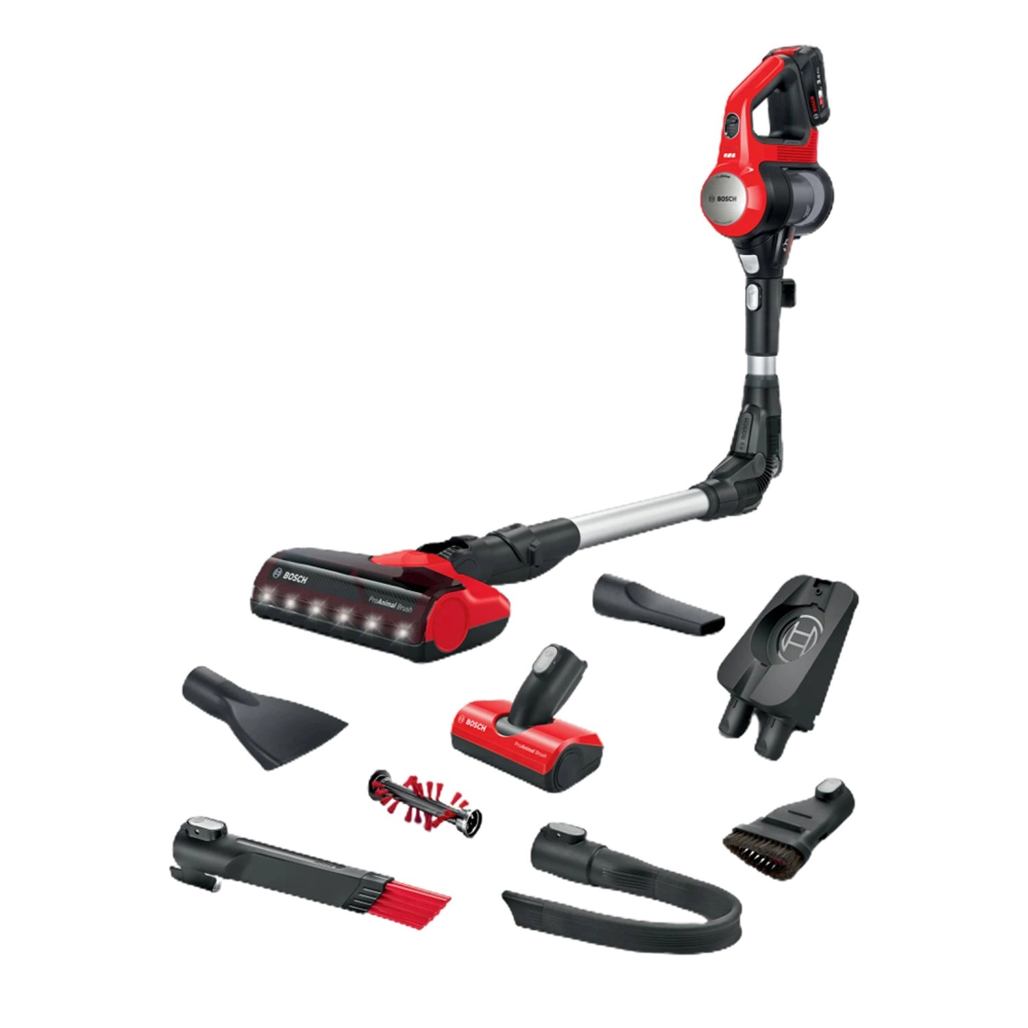 Bosch ProAnimal - Hand Stick Vacuum Cleaner Black/Red 3.0 Ah