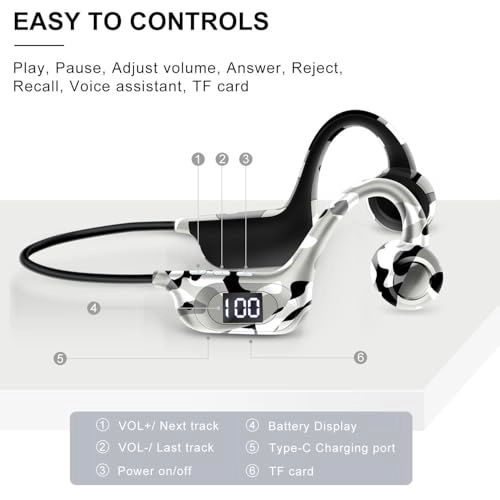 Real Bone Conduction Wireless Headset