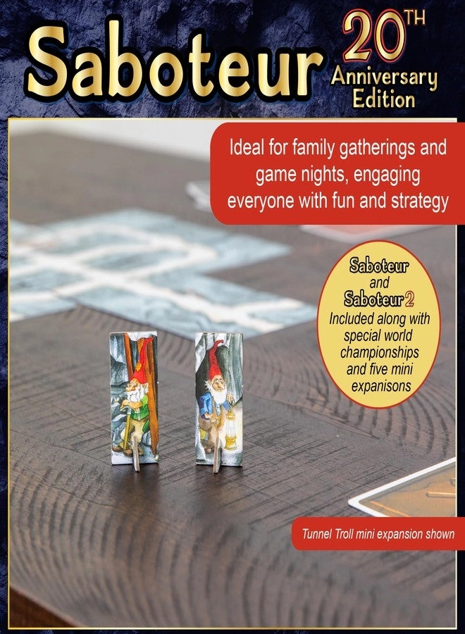 Saboteur: 20 Jahre-Edition - Card Game (German)