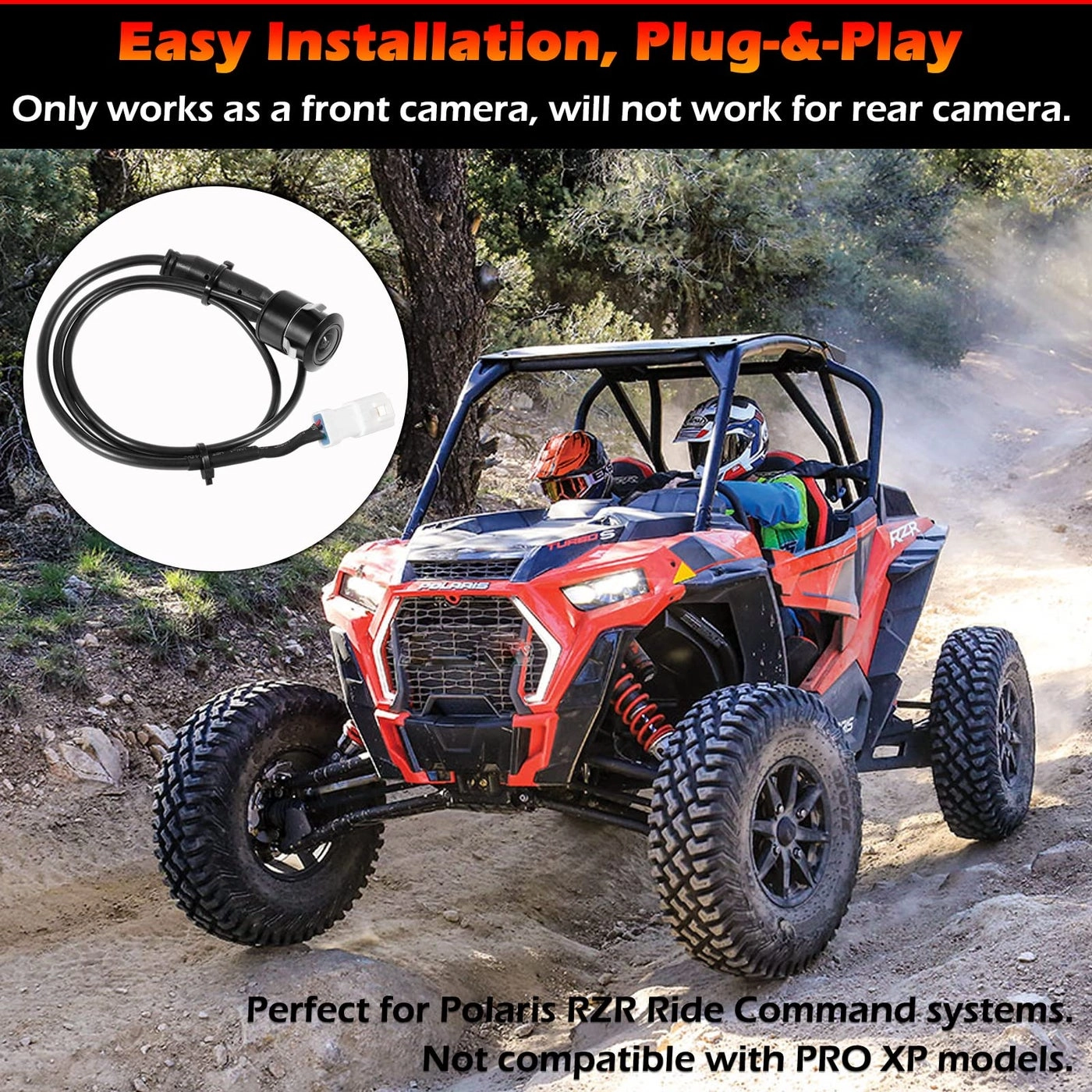 Polaris RZR Ride Command Front Camera - 720P